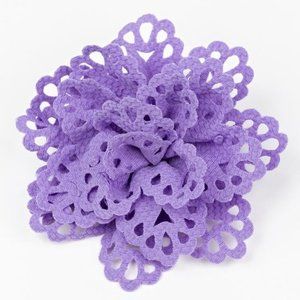 Springing Into Spring - Purple Flower Hair Clip
